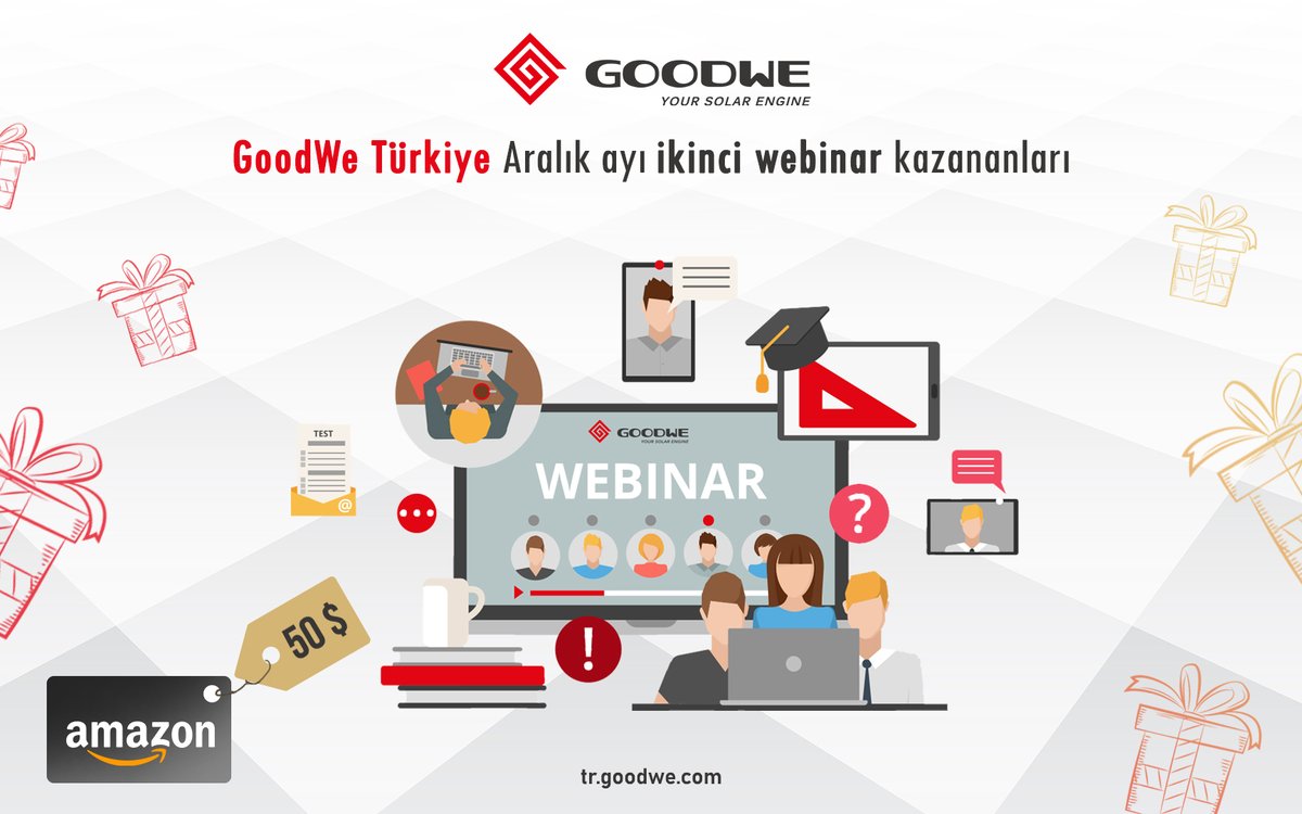 GoodWePower's tweet image. Solitek Mühendislik ile düzenlediğimiz webinarımıza ilginiz için teşekkür ederiz!

Webinar sonunda $50 Amazon kartı kazanan katılımcılarımızı tebrik ederiz.

Sonraki webinarlarımızda görüşmek üzere!

#GoodWe #Turkey #SolarAcademy #December #webinars #joytoinstall #güneşbizeyeter