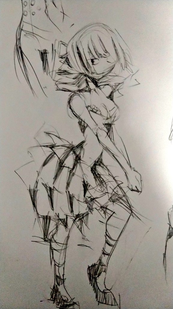 #ラクガキ #らくがき #落書き #鉛筆画
これも、病気から立ち直る途中の不明瞭なラクガキで、3年前くらい(^ω^)
キルラキルの皐月様が混じってます(^ω^)