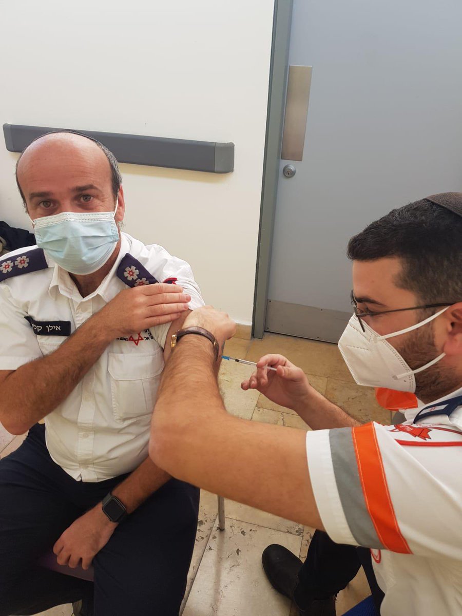 Pendant ce temps en Israël, la campagne de vaccinations bat son plein ! #RedCross #Moderna #Pfizer #vaccincovid