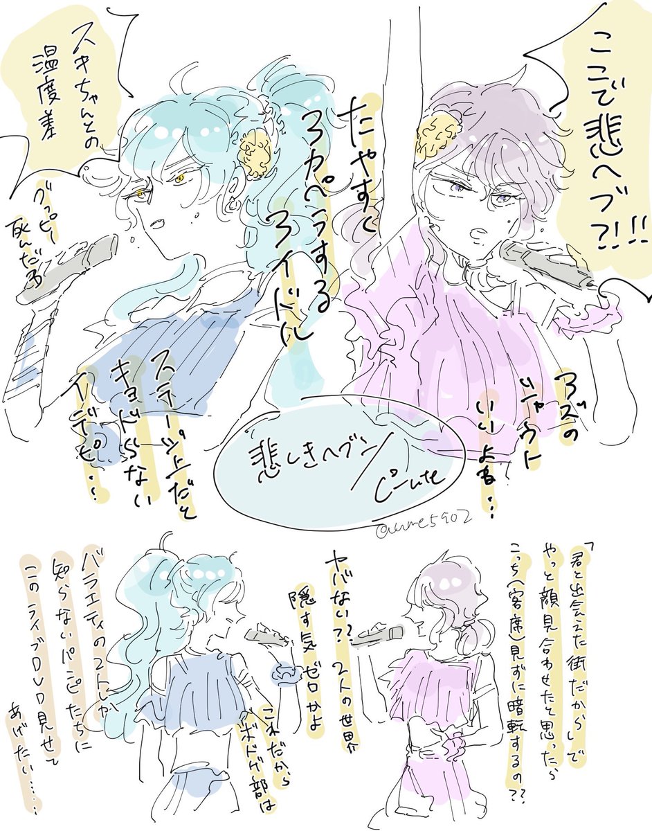 ??が悲しきへ○ン歌った時の円盤レポです
(⚠️女体化⚠️ドルパロ) 