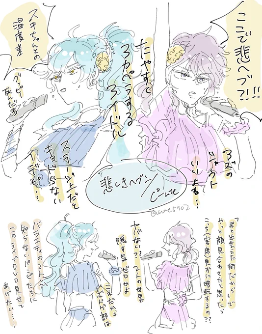 ??が悲しきへ○ン歌った時の円盤レポです
(⚠️女体化⚠️ドルパロ) 