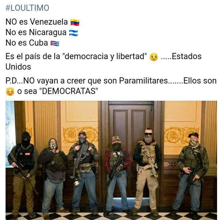 FSLN2021's tweet photo. HE ahí la democracia del que se cree dueño del mundo, los angelitos de Donald Trump, quien se a empeñado en hacerle la vida imposible a nuestro país. Y Los puchitos lloran por que se les va papá Trump
@RugamaJs @SolDeLibertad8 @FslnRed 
#DanielYRosario2021
#2021AñoDeVictorias https://t.co/qjhfTJHm2T