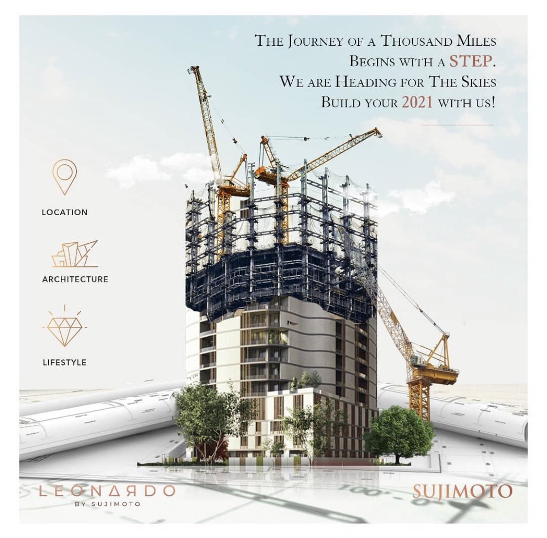 sujimotogroup's tweet image. Block by block, we will begin our journey to take over luxury real estate in Africa this year! 

The LeonardoBySujimoto will be the convergence of art, architecture and lifestyle in one piece, the new drop off for affordable luxury at its peak.