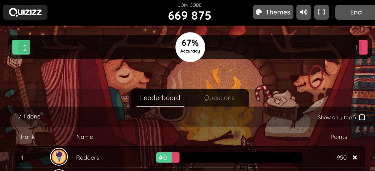 missradders's tweet photo. Find of the day: @quizizz 

Online quizzes which you can run in live lessons (results in real time) or set as homework. No faff with logins, pupils just need a website address and a numerical code. 👍🏻

Covers most subject areas and both primary and secondary. https://t.co/vLUmDjQLtl