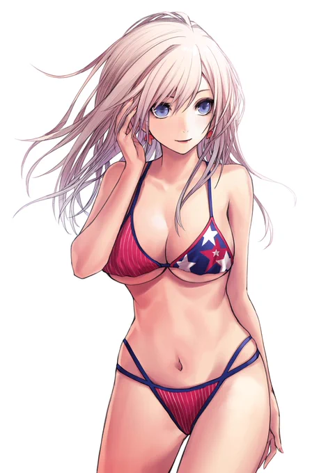 水着撮影
#FGO #宮本武蔵 