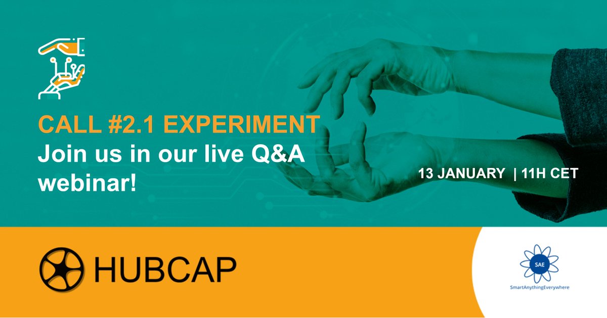 KacuReis's tweet photo. 🤔Doubts on HOW to apply to @hubcap_eu #opencall? 💡Want to KNOW more about @hubcap_eu #programme? Don't miss the Call #2.1 #experiment 1st Q&amp;A Webinar, 13 January, 11h am CET! 
Register 👇https://t.co/o2qrkEu3Uv https://t.co/wuBQMY2Vc2