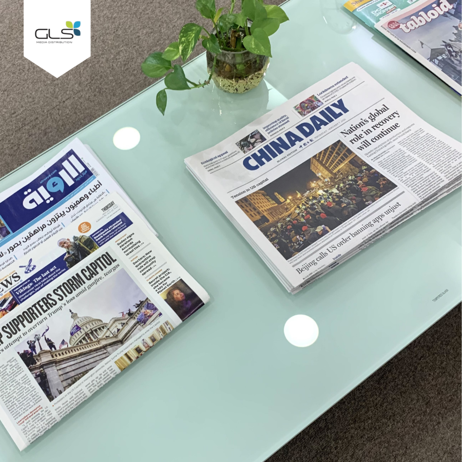 With more people returning to office based work-days across Dubai, we're back to delivering a selection of publications to key corporate offices and business centers across the UAE. Spotted here @chinadailyglobal in one of Media City's hotspots #newspaper #targetreadership #dubai
