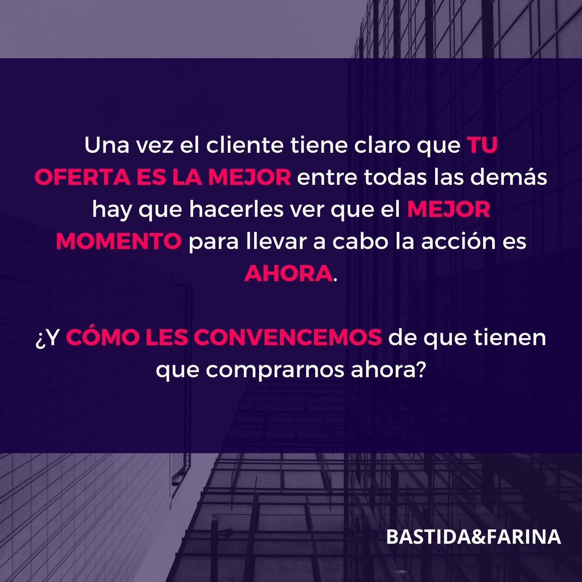 BastidaFarina's tweet photo. ¡Buenos días! ☀️Hoy os queremos hablar sobre cómo conducir a tus clientes hacia tu mercado y que acaben consumiendo tus productos o servicios.

¡Si quieres saber como hacer que tus clientes compren siempre este es tu post!👇 https://t.co/oOqYpemUhZ