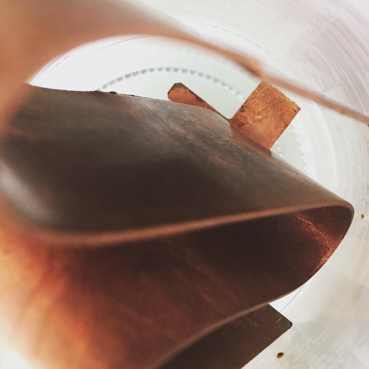 morwhenna's tweet photo. Exited to see how this copper oxide ink turns out!! Will take a week or two according to the recipe! 

#makingink #jasonlogan https://t.co/TZruTFfUqM