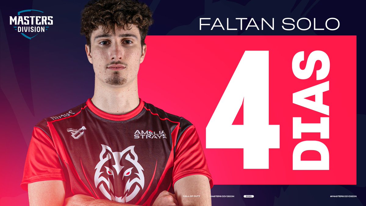 NGLSpainCOD's tweet photo. ¡Falta muy poco para #MastersDivision 2021! 🤯

4 días para la vuelta del mejor #CallofDuty nacional. 💥 https://t.co/G3NNGrp1XF