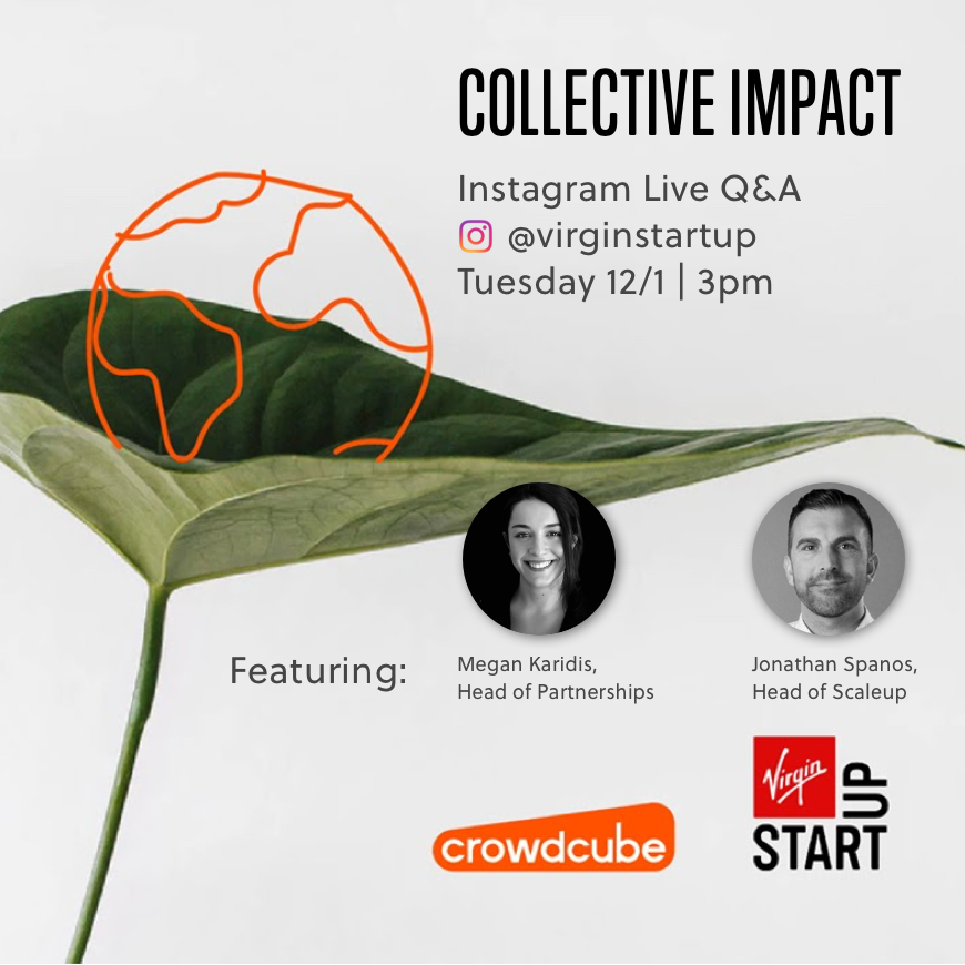 VirginStartUp's tweet photo. Are you interested in applying for Collective Impact? Here’s your chance to submit questions to our partners at @Crowdcube - with our Instagram Live taking place next Tuesday at 3pm. Submit your questions by replying to this tweet. 

#virginstartup #crowdcube #crowdfunding https://t.co/chNSNiWTPT