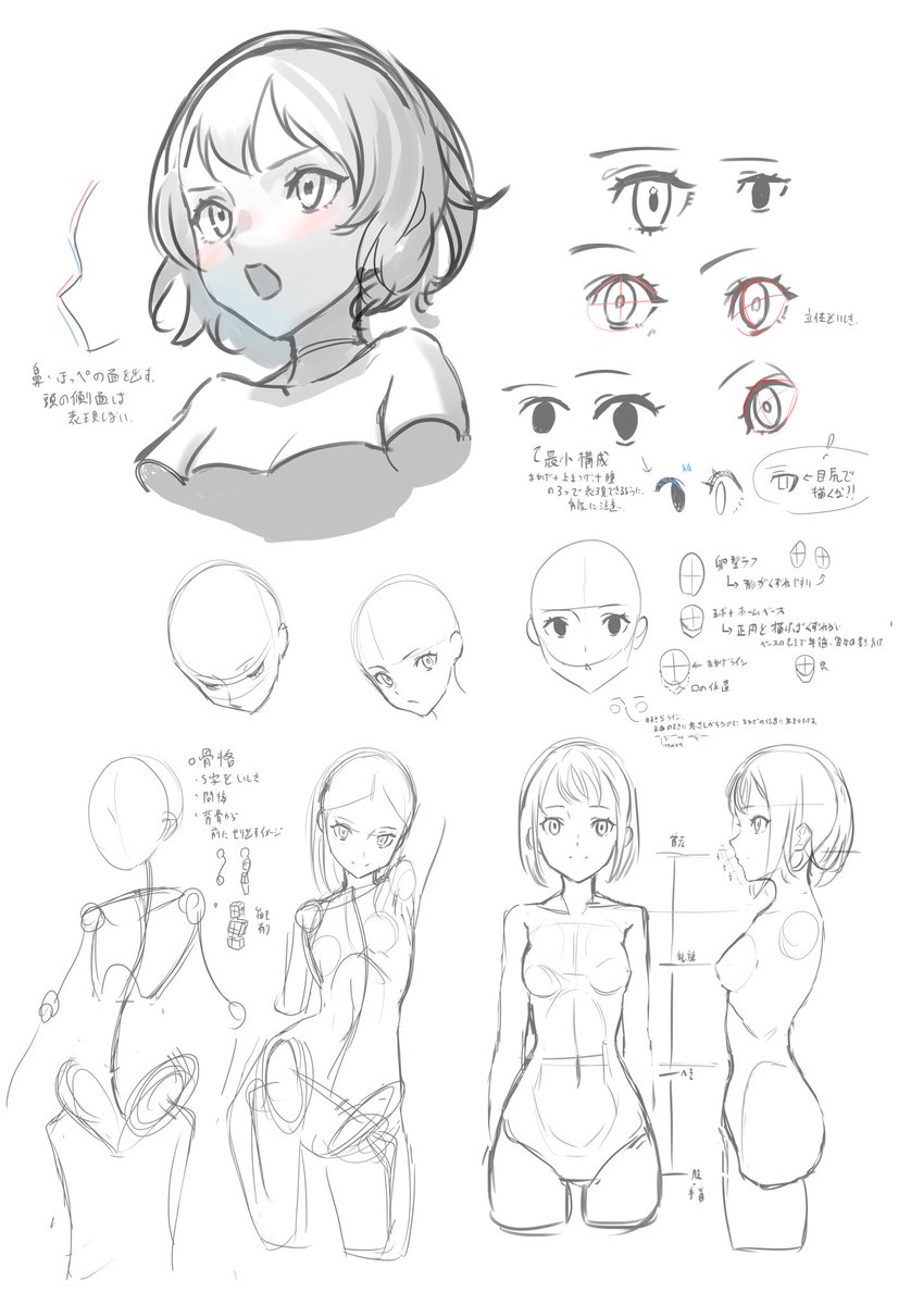 描けなくなって軽くリハビリしてた 