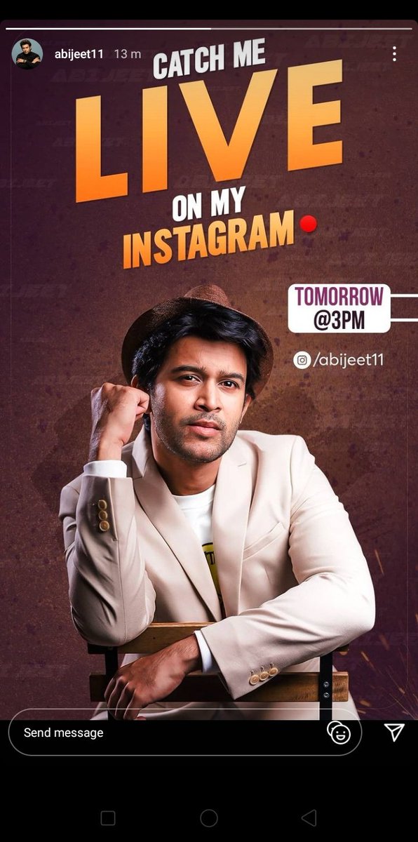 AmruthZeno's tweet photo. Bullet aarangulame Untundi Kaani Aardadugula Mainshini Champutundi , Adhe Bullettu 

Aaradugulunte Ela Untundi … Naa @Abijeet anna Ala Untadi 🔥🔥

Boss is coming tomorrow insta live
At 3PM                   🤜🔥🤛

#Abijeetians #Abijeet @Trendsabijeet1 https://t.co/kikOvZNafR