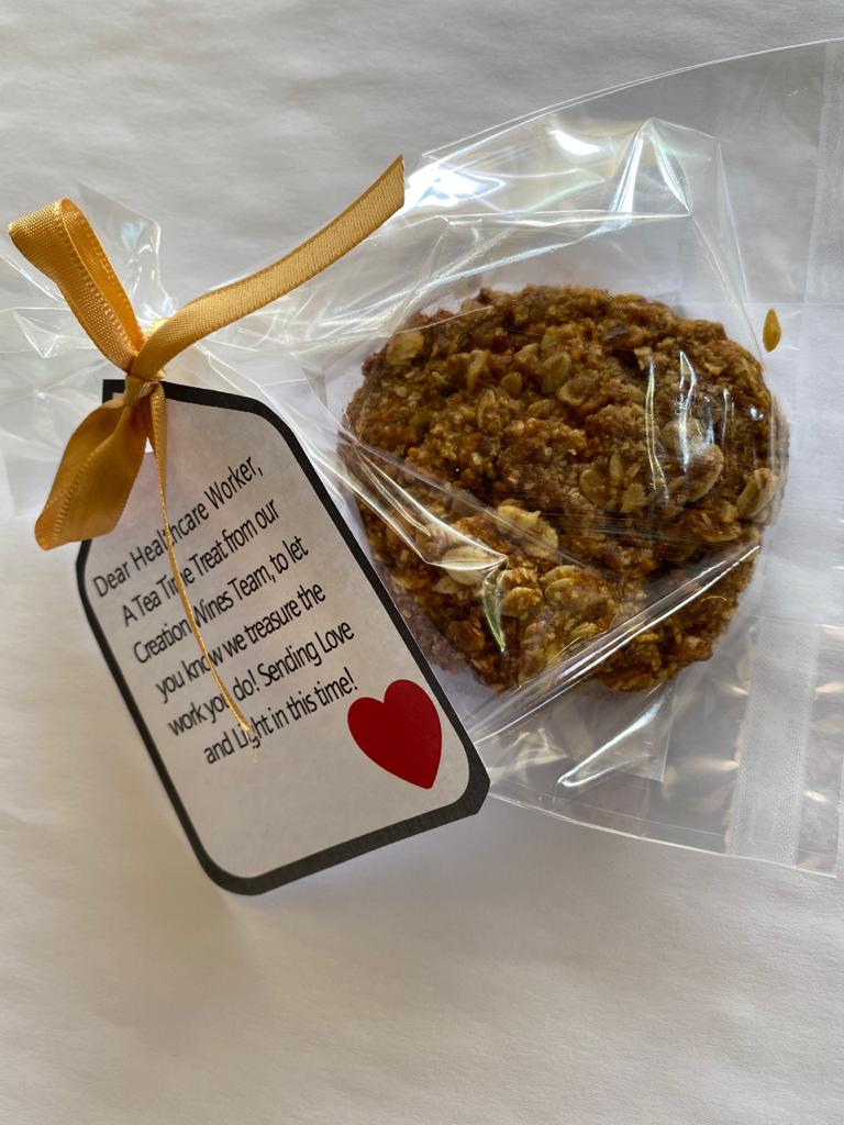 creationwines's tweet photo. We're #TastingtogetherApart a bit differently this week. Yest our team baked &amp; delivered 'thank you' treats to 170 Hermanus Mediclinic staff! And today we will deliver to Hermanus Provincial hospital &amp; guess what..#lovehermanus #creationcares #lovecreationwines  #frontlineworkers https://t.co/vrL4HjvXQH