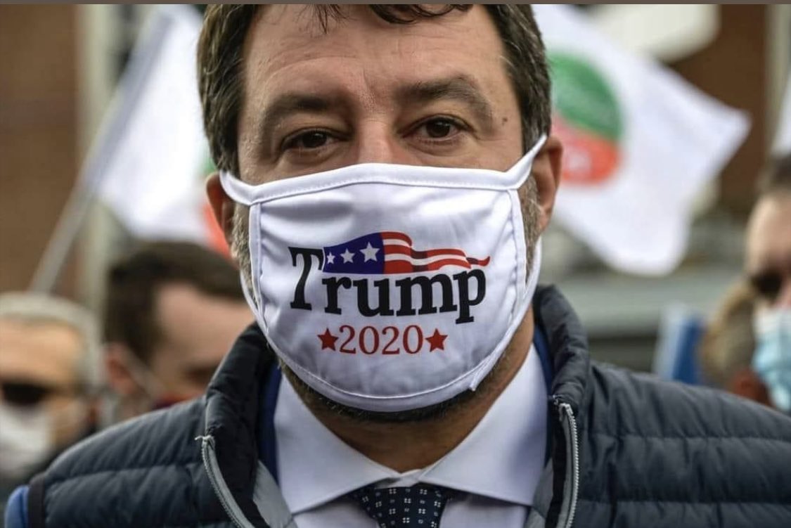 Meanwhile "Italy Trump" Matteo Salvini tweeted last night a vague "violence is never the solution" statement.Hours earlier his far-right party put out a quote from him calling on Italians to "return to the streets" to protest against the government he was in just 1 year ago.