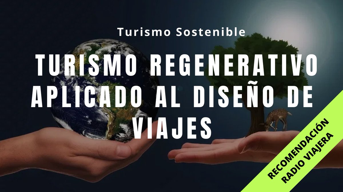 En este podcast desde Turismo Sostenible <a href="/Travindy_ES/">Travindy_ES</a>  hablan con Marisol Herrera y Sonia Teruel, quienes nos descubren el mundo del turismo regenerativo.

🎙 radioviajera.com/turismo-regene…

¿Quieres escuchar mas podcast sobre turismo sostenible? 🌎

📲Link : onelink.to/radioviajera