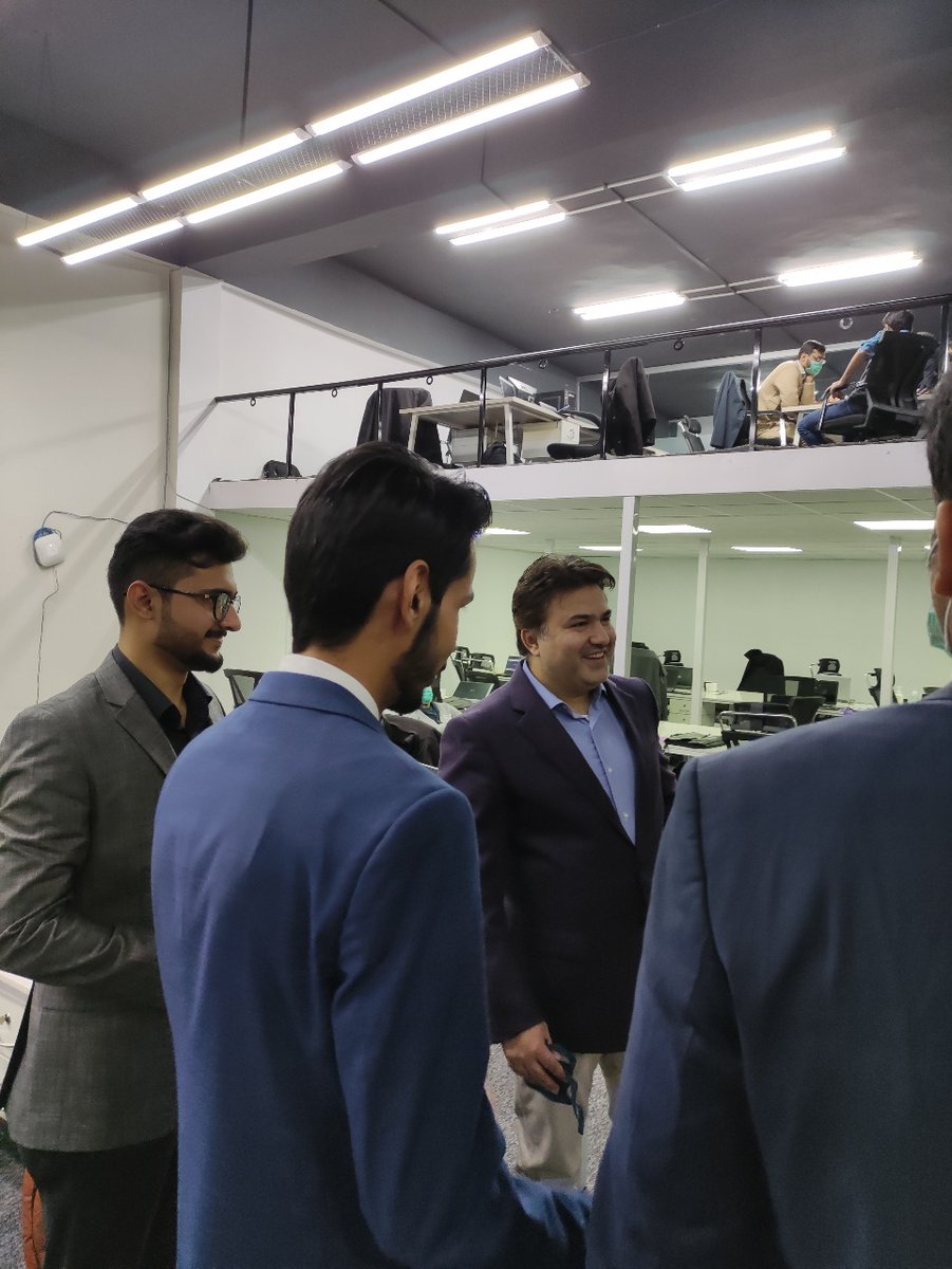 PASHAORG's tweet photo. Chairman P@SHA, @barkansaeed along with @SyedAhmadDPL, Chair of the PM’s IT Task Force visited the office of @codes_orbit. https://t.co/FpY0qMXH4w