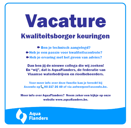 AquaFlanders werft aan...
Wij zijn op zoek naar een kwaliteitsborger keuringen.
Wil jij deel uitmaken van ons leuke team?
Check dan snel de link hieronder!👇
Solliciteren kan nog tot 24 januari.
aquaflanders.be/actual.../aqua…