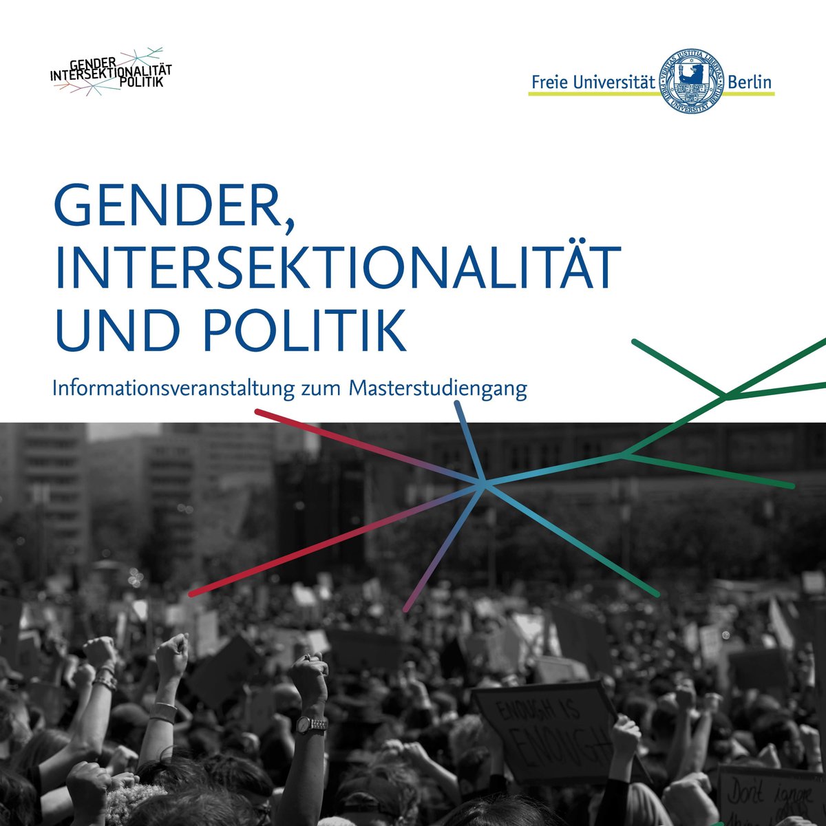 MAGenderPolitik's tweet photo. Lust auf einen kritischen Studiengang? Der MA Gender, Intersektionalität und Politik bietet am 20. Januar um 16:00 eine Infoveranstaltung an. Mehr Informationen und den Zugangslink findet ihr hier: https://t.co/z5xy5z8RTO https://t.co/Vg8FTF5wMp