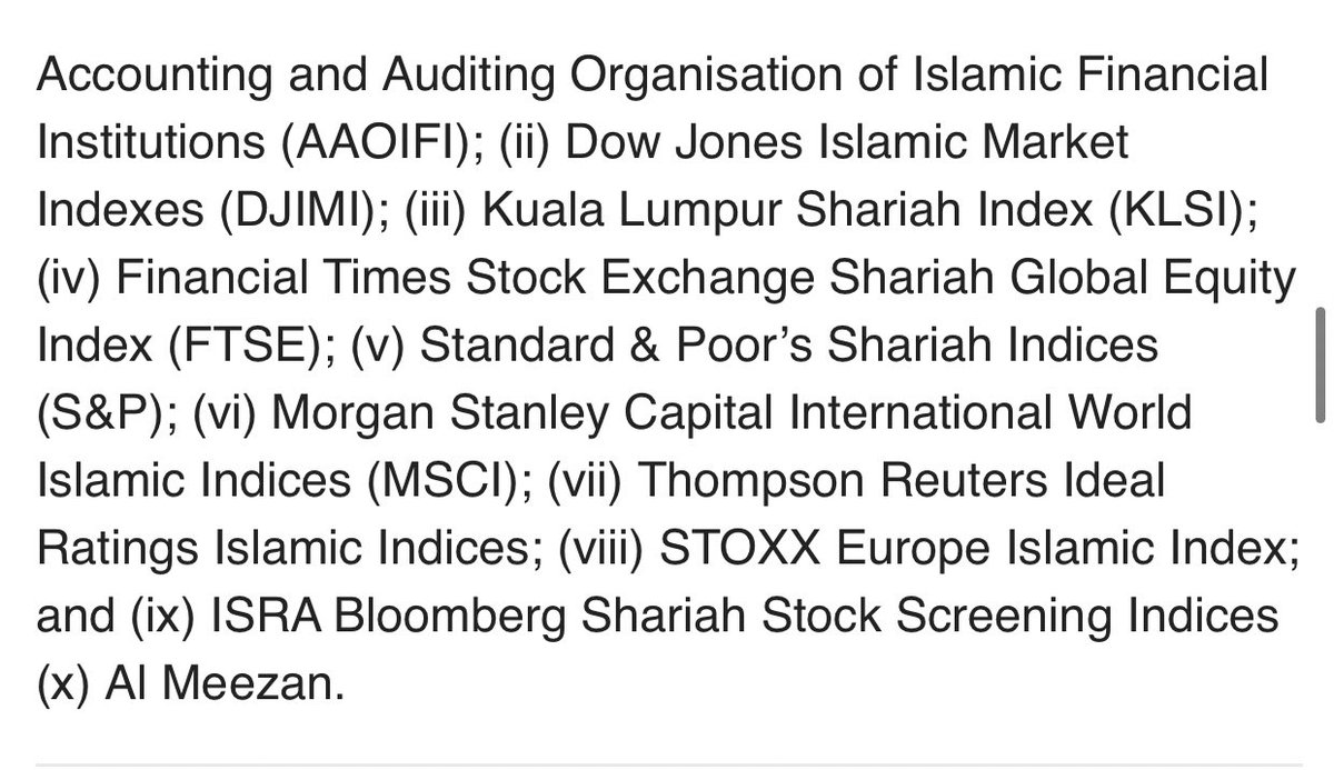 The rest of the conditions I’ll be detailing are set and agreed by Mufti Taqi Usmani, Mufti Faraz Adam and used by all these guys: