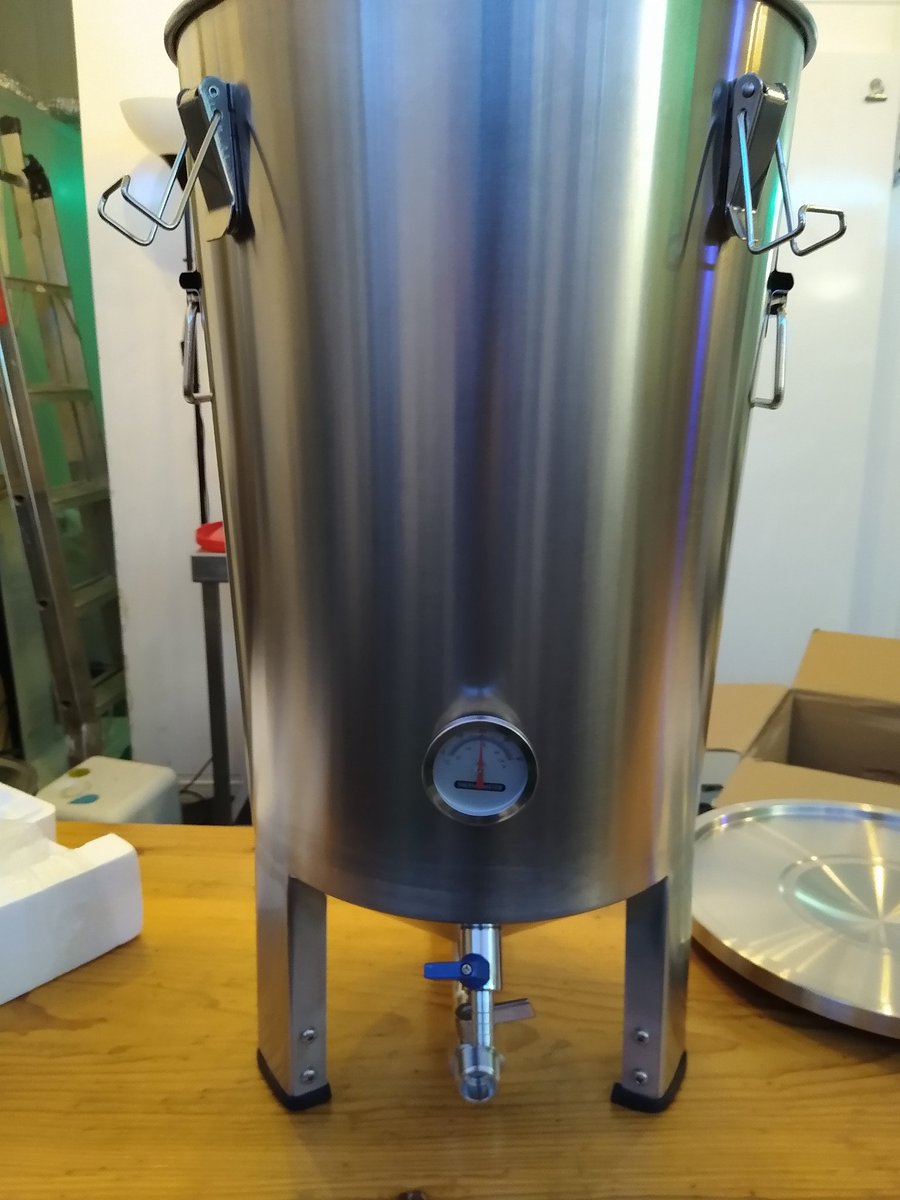 BeerTorrent's tweet image. Just had a delivery of our shiney, new fermenters and brewing machines. Contact us for details.