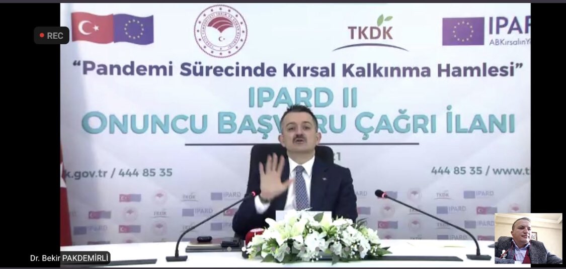 hikmetipar's tweet photo. Tarım ve Orman Bakanı @bekirpakdemirli nin katıldığı  IPARD II 10 ncu tanıtım programına katılım sağladık. Proje üretecek üreticilerimize hayırlı olmasını dileriz https://t.co/r7E5kFXXeP