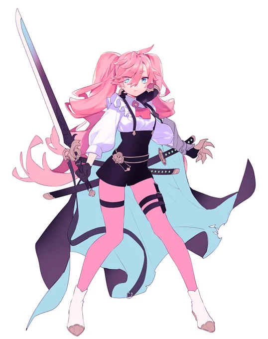 シュゼットの立ち絵?クール系だ✊ 