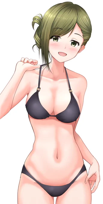 七草粥の日なので水着はづきさん描きました 