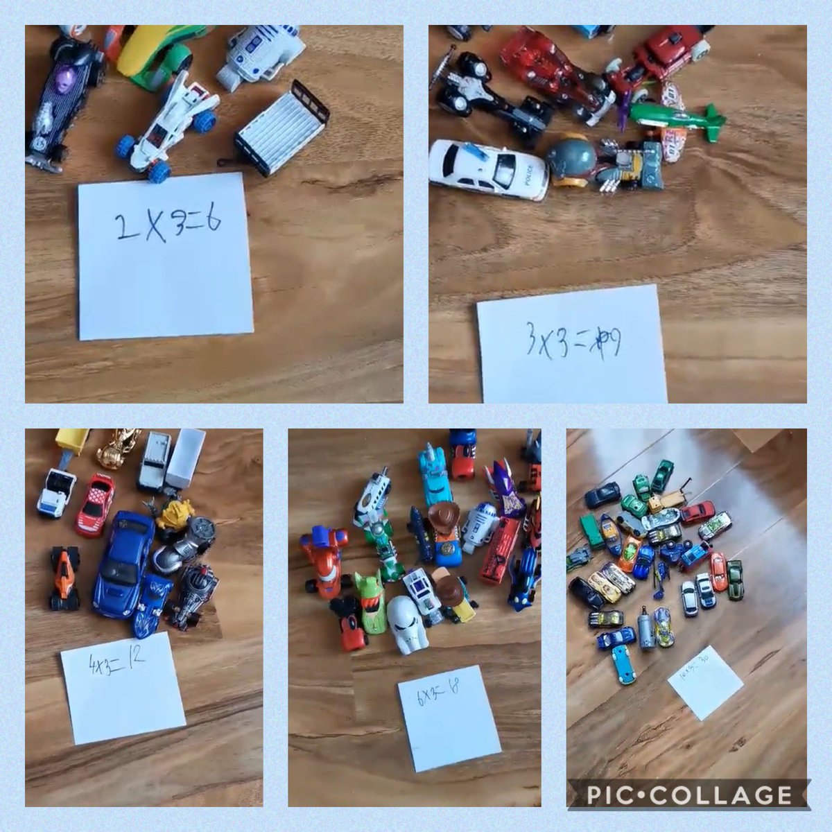 Y3GUPS's tweet photo. Diolch yn fawr to all who were able to join 3LWโs live maths lesson today! We learnt how to showcase the 3 x table in lots of different ways. #GUPSNum https://t.co/m7FW4I7bl1