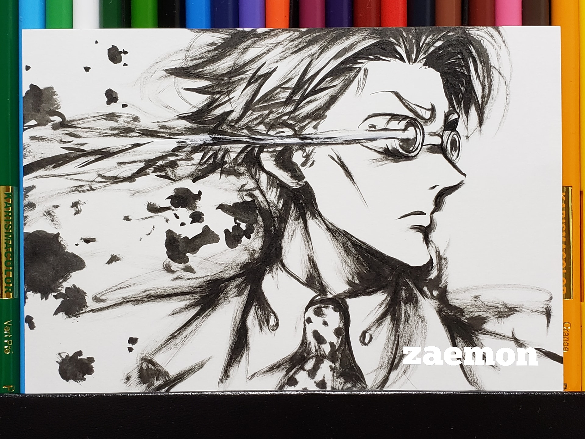 Twitter 上的 Zaemon ナナミン 一度やってみたかった水墨画風で大好きなナナミンを描いてみました 呪術廻戦 呪術廻戦イラスト 七海建人 ナナミン イラスト イラスト好きさんと繋がりたい T Co G6o3crimwk Twitter