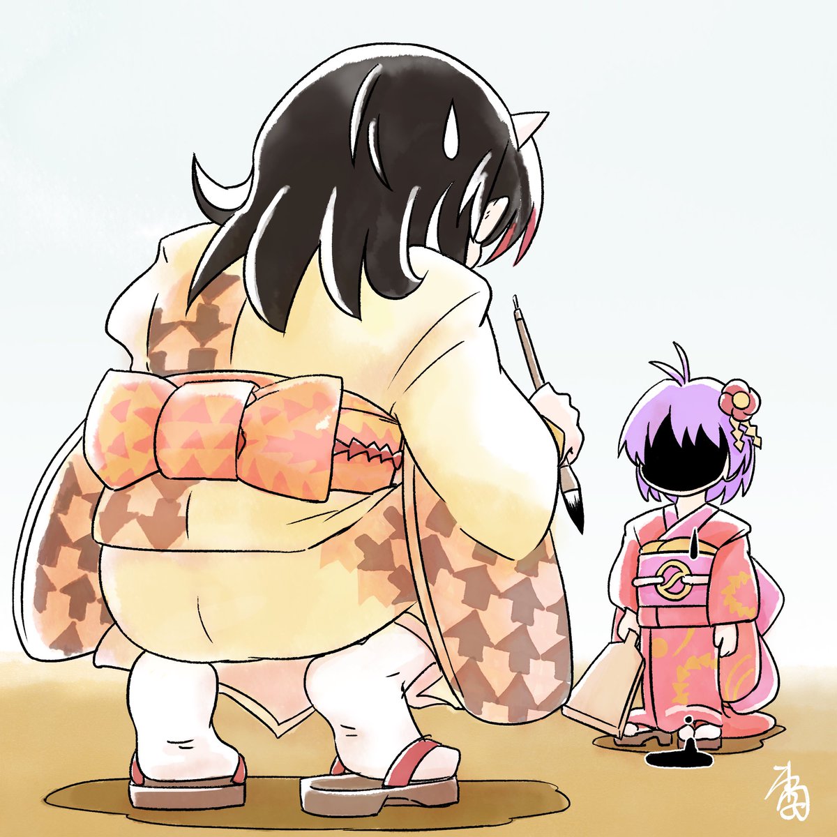 鬼人正邪 ,少名針妙丸 「あっ 」|東國のイラスト