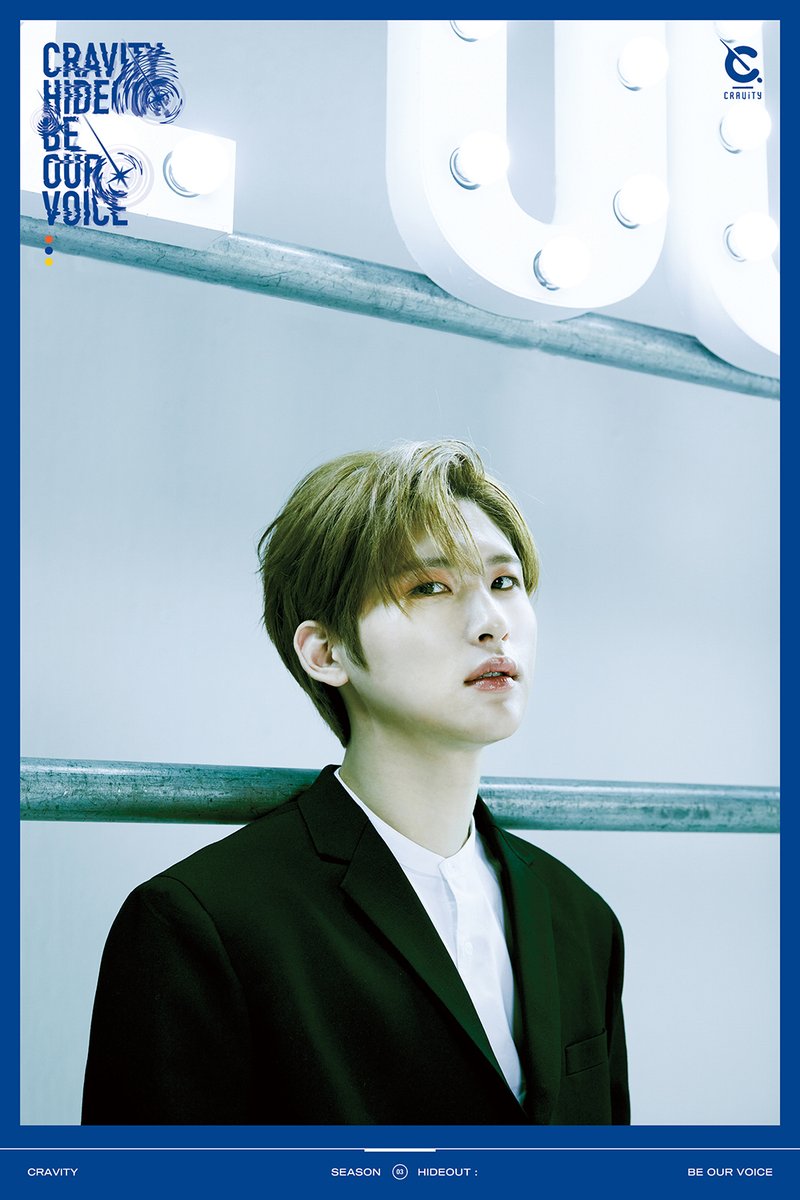 CRAVITYstarship's tweet photo. CRAVITY
SEASON 3 <HIDEOUT>
BE OUR VOICE
⠀
2021.01.19 RELEASE
⠀
CONCEPT PHOTO 2-1
우빈(WOOBIN)
⠀
#CRAVITY #크래비티
#우빈 #WOOBIN
#HIDEOUT
#BE_OUR_VOICE https://t.co/1oUziU8971