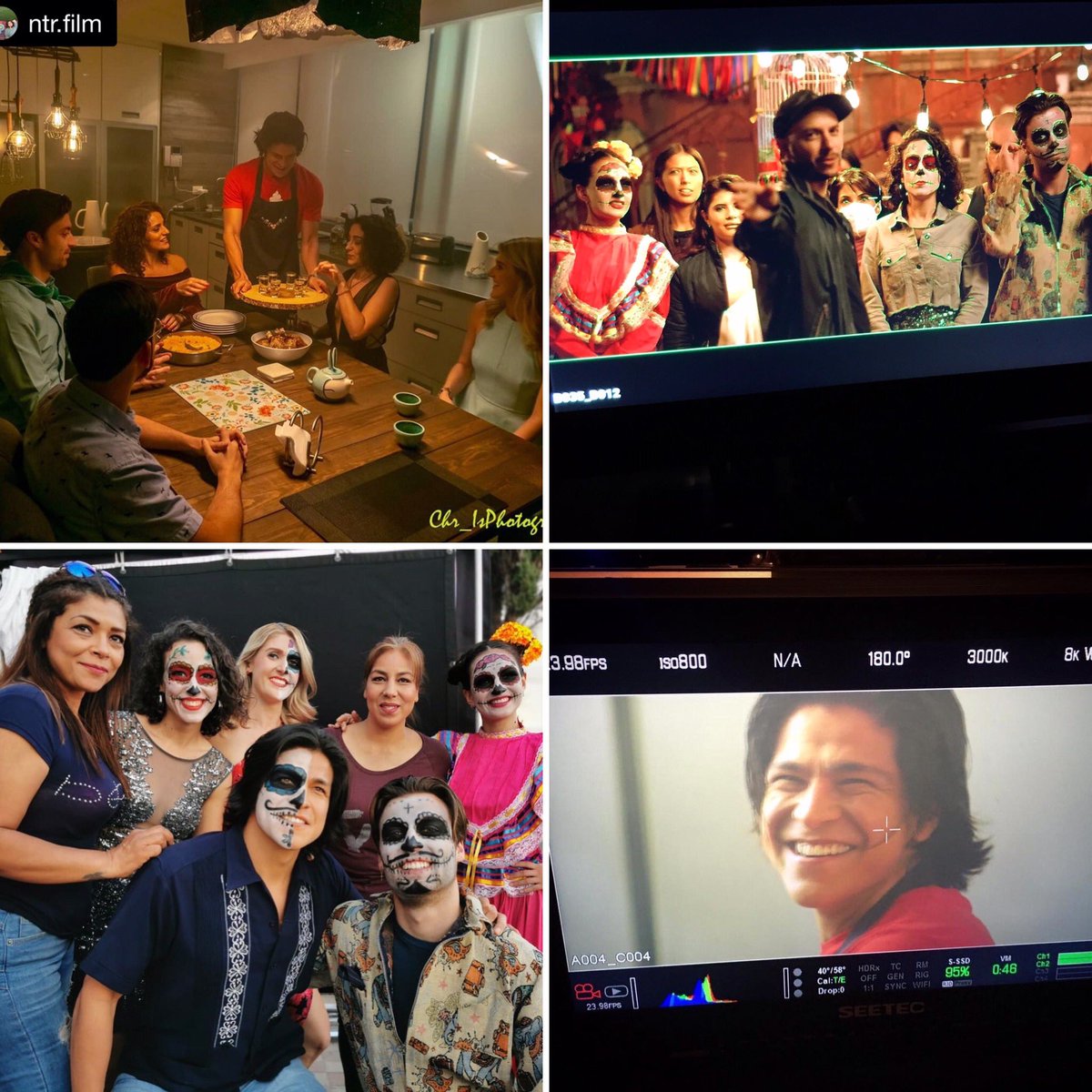 cristofernandez's tweet photo. 🎬And it’s a wrap for our feature film @NTR_Film #Grateful with Cast, Crew &amp; for supporting our story: See you in cinemas later in the year!🍿#Agradecido por la oportunidad y el apoyo con tod@s los involucrad@s🇲🇽🇺🇸🌎🎭🤙🏽💯 #indiefilm #RomCom #Comedy #cinemexicano @espectromxfilms https://t.co/g8Cr0rKgul