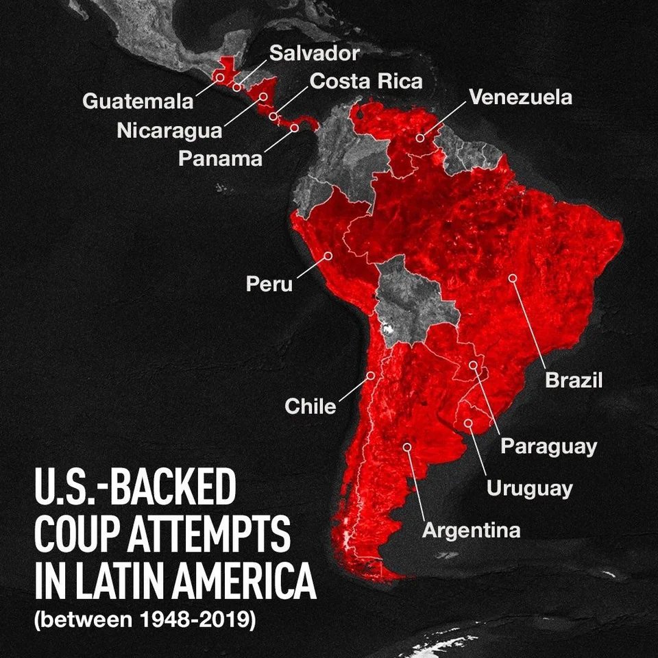11. Back to South AmericaThe Cases of Chile and Guyana https://www.reddit.com/r/MapPorn/comments/as18ze/us_backed_coups_in_latin_america_costa_rica_1948/