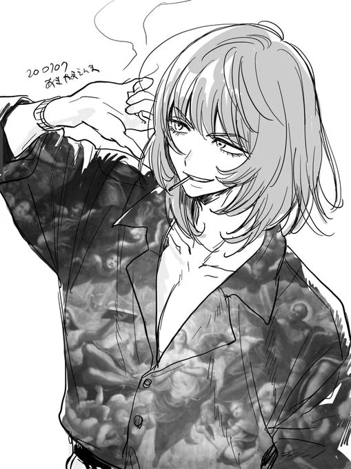 昭和の漫画にいそうな顔濃いめのロン毛の男すき 