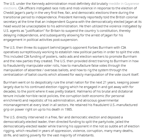 11. Back to South AmericaThe Cases of Chile and Guyana https://www.reddit.com/r/MapPorn/comments/as18ze/us_backed_coups_in_latin_america_costa_rica_1948/