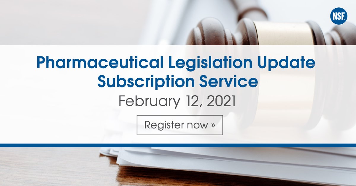 NSF_Pharma's tweet photo. New format for 2021! Stay on top of your CPD with our Pharmaceutical Legislation Update Subscription Service. This annual program provides you with 12 months of legislation and guidance updates with live Q&amp;As each quarter. Register now: https://t.co/TDKhCsBSer https://t.co/yejGGlUBjG