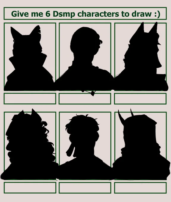 Working on another patch of silhouettes...? 