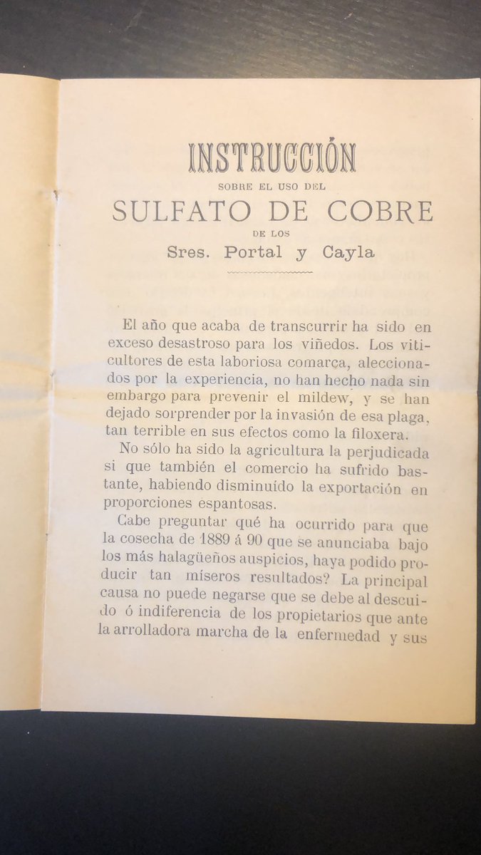 AgroPixel's tweet photo. Octavilla informativa comercial de hace 130 años.
En el 1890 el mildiu ya hizo estragos... https://t.co/ixcQSyacop