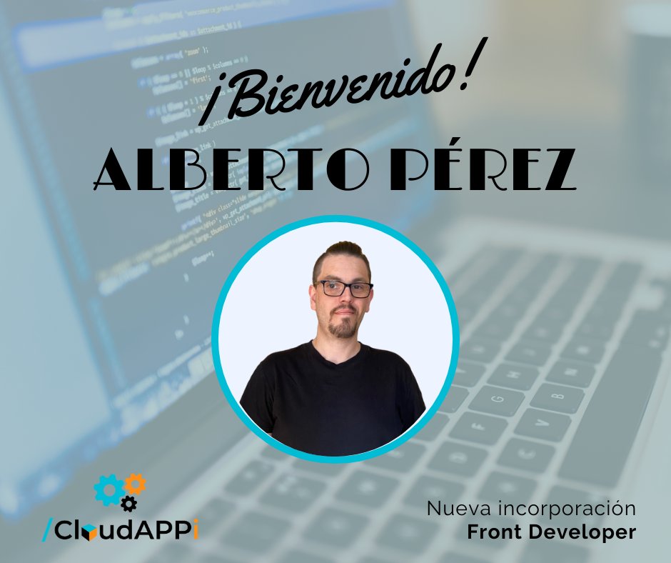 CloudAPPi's tweet image. 🔵 2021 llega cargado de proyectos y nuevas incorporaciones. Queremos dar la bienvenida a Alberto Pérez, nuestro #FrontDeveloper para la oficina de Madrid. 💪
¡¡¡BIENVENIDO!!!!
Mucha suerte, orgullosos de que nuestra familia tecky no deje de crecer. 😊