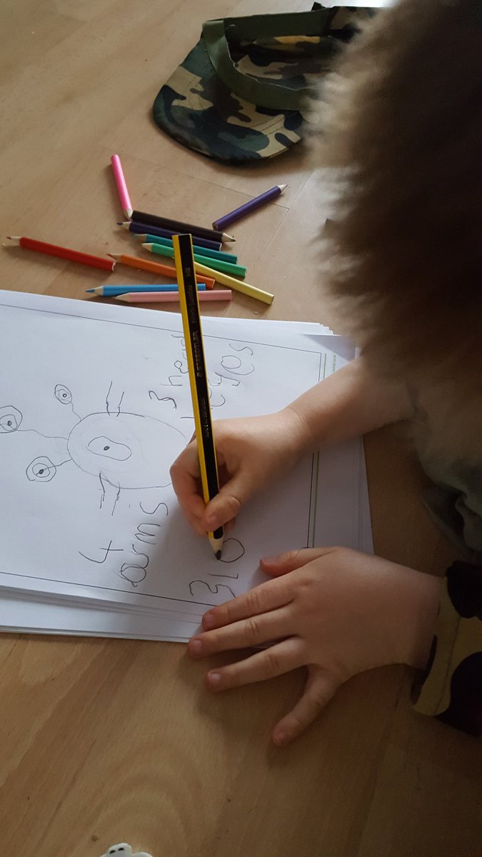 rachel9885's tweet image. @GCPSEY  Joseph&apos;s design an alien 
#homelearning #mathschallenges