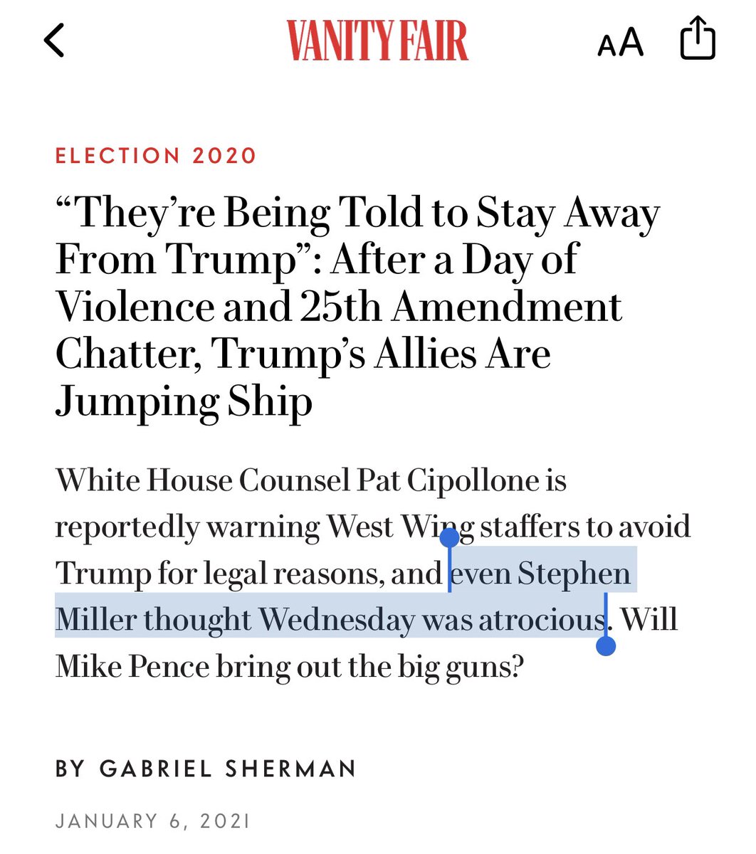 TheTinaVasquez's tweet photo. Well, if even Stephen Miller thought so! https://t.co/EW9HKSdqeI
