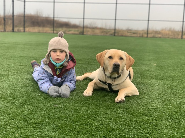 ECADServiceDogs's tweet photo. #Vega had an amazing winter break with his #homehandlers, but he sure was busy! Trips to the city and parks, learning about legos, and most importantly all the snuggles! #VolunteersRock #ECADServiceDogs #BusyDog https://t.co/TKfEVPiuPy