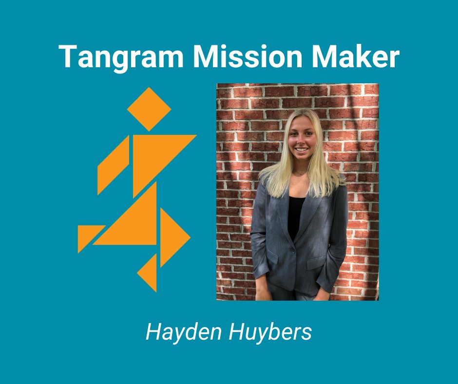 TheTangramWay's tweet photo. Meet Hayden Huybers, a Human Resources Coordinator at Tangram and our featured #MissionMaker! Find out more about Hayden and our other Mission Makers at https://t.co/kzAeZrJ2sE. https://t.co/GkZaAxoQwx