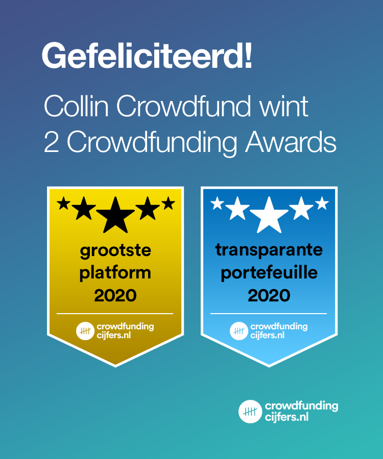 .<a href="/CollinCrowdfund/">Collin Crowdfund</a> is voor het 2e jaar op rij het grootste #crowdfunding platform in NL. Bovendien onderscheidt Collin Crowdfund zich op het gebied van transparantie. Daarom wint Collin Crowdfund 2 Crowdfunding Awards. Gefeliciteerd! Meer over de awards: crowdfundingcijfers.nl/crowdfunding-a…