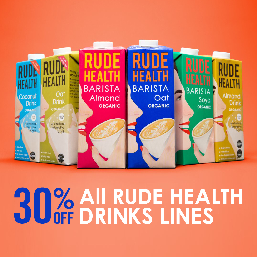 cafedeli_ws's tweet photo. LOCKDOWN SPECIAL OFFER
30% off @rudehealth during January. Prices from only £7.50

https://t.co/kH4hVhUfNK

Independent Coffee Bar Specialists with Online Ordering.

#lockdown #rudehealth #milkalternatives #oat #almond #diaryalternative #organic https://t.co/utFPTxhWUi