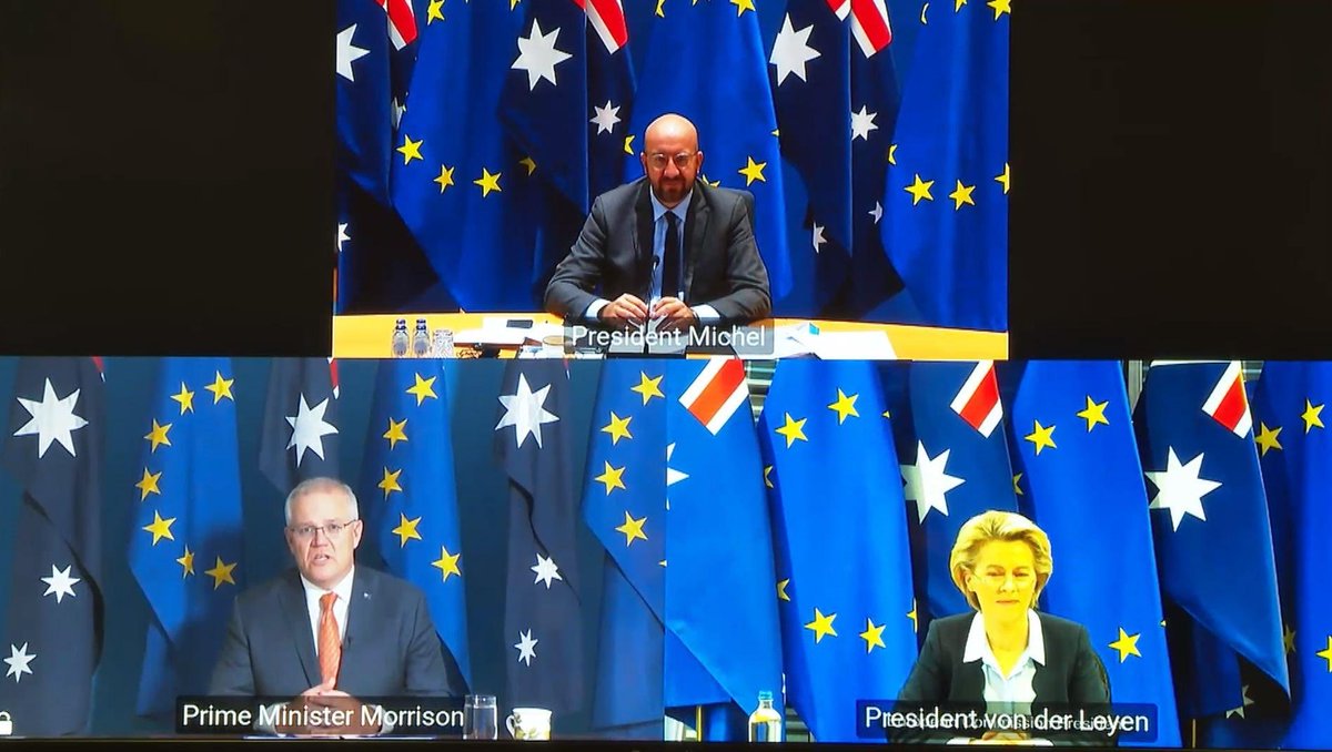 AustraliaEU's tweet photo. Farewell from me as Ambassador to the EU, NATO, Belgium &amp; Luxembourg. My thanks to all for the good cooperative spirit on many areas of shared interest. @Trade_EU @NATO @eu_eeas @Sophie_Wilmes @MFA_Lu @BelgiumMFA @eucopresident @vonderleyen @EP_Trade @Europarl_EN @EU_Commission https://t.co/UJF8a7tGrB
