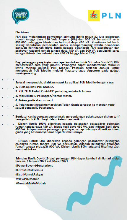 PT PLN (Persero) (@pln_123) on Twitter photo 