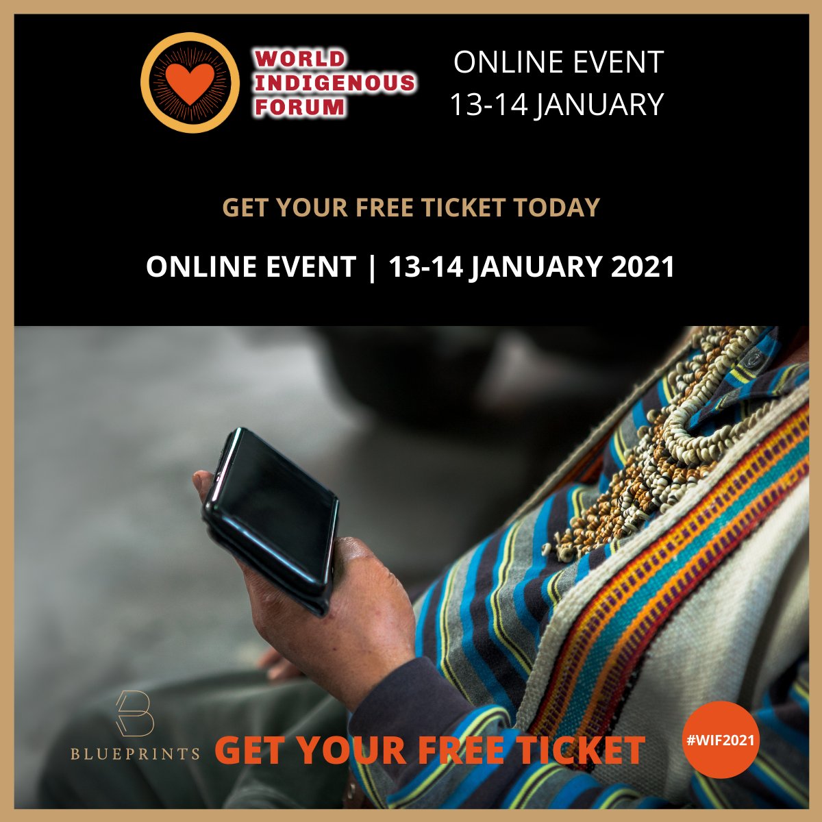 We are pleased to partner with <a href="/WIF_2021/">World Indigenous Forum</a> the event that supports indigenous business owners globally with expert knowledge, international markets &amp; investment partners to finance and scale their businesses. Get your free ticket to #WIF2021 on 13-14 Jan: buff.ly/3oAKw5k