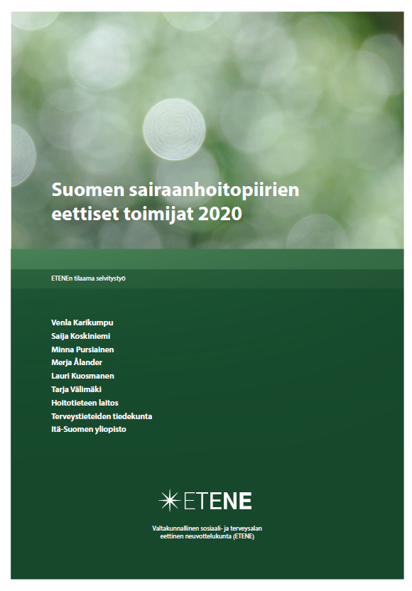 etenestm's tweet photo. ETENEn Itä-Suomen yliopiston hoitotieteen laitokselta tilaama selvitystyö Suomen sairaanhoitopiirien eettisistä toimijoista 2020 on julkaistu: https://t.co/jnpE7o43Ja https://t.co/TFQfTYOtAu